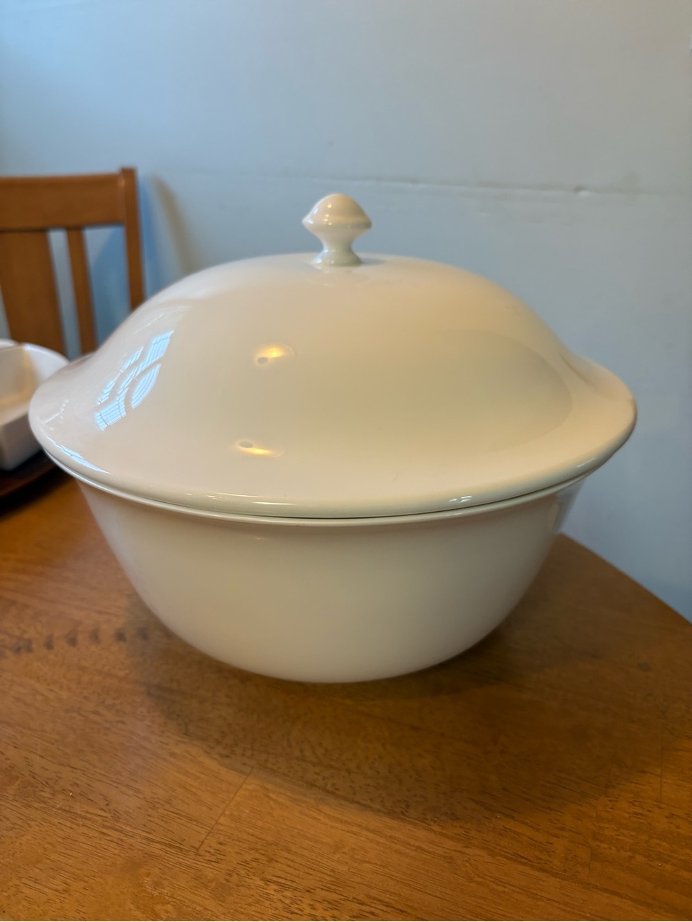 Lenox Classic Covered Serving Bowl - Cream